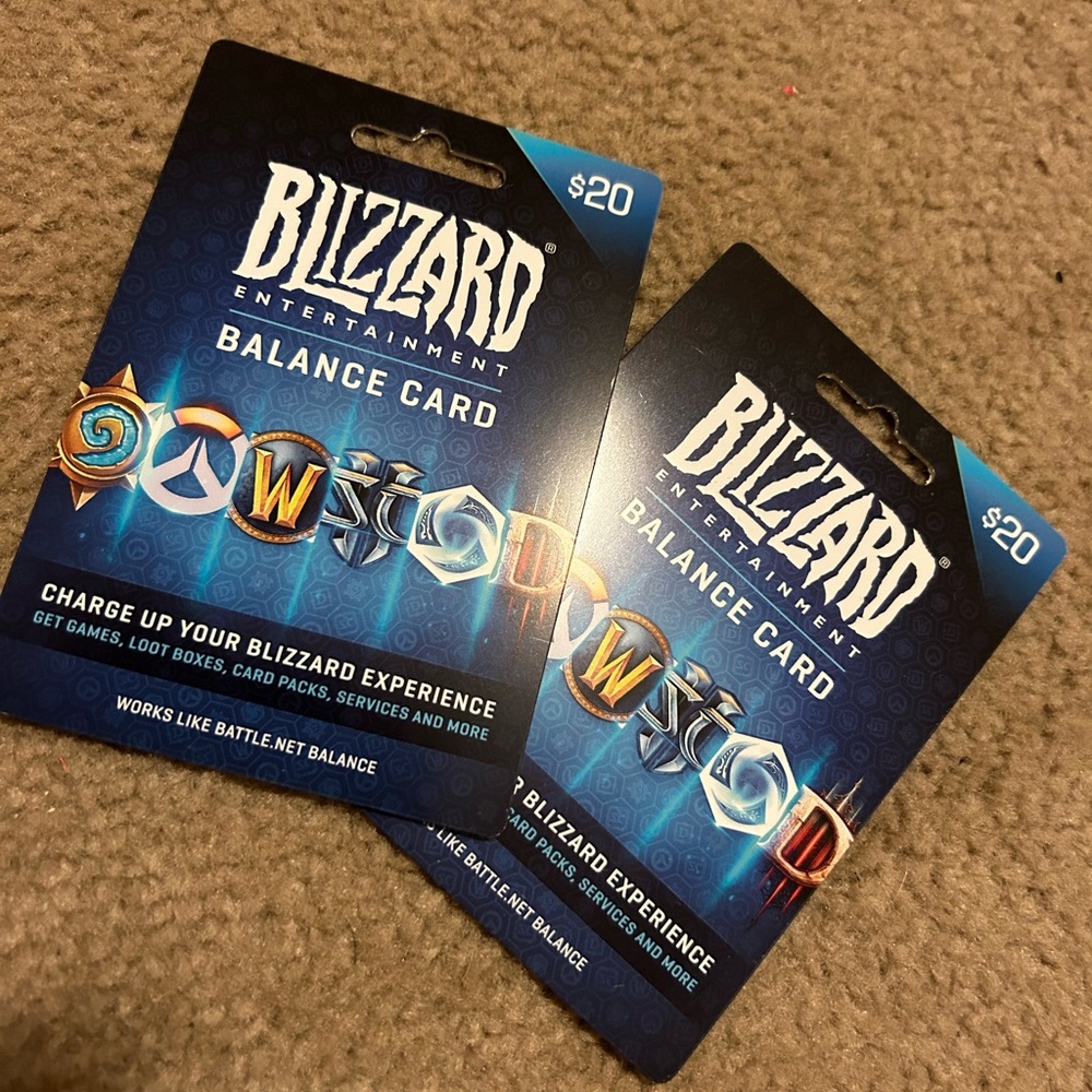 BLIZZARD Gaming Gift Cards